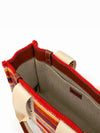 Woody Recycled Cashmere Medium Tote Bag Red - CHLOE - BALAAN 6