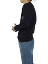 Diagonal Raised Fleece Sweatshirt Black - CP COMPANY - BALAAN 6