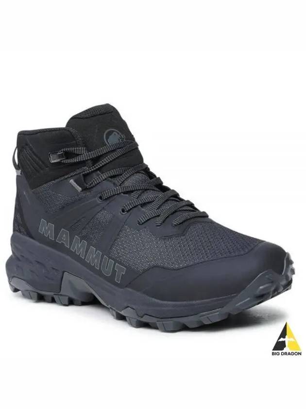 Sertig II Mid Hiking High Top Sneakers Black - MAMMUT - BALAAN 2