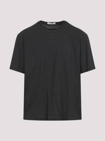 Short Sleeve T Shirt TO1385 LJ1033 MU040 BLACK COMBO - LEMAIRE - BALAAN 1