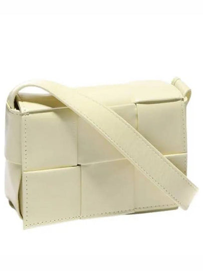 Cassette Small Leather Cross Bag Yellow - BOTTEGA VENETA - BALAAN 2