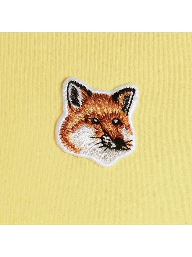 Fox Head Patch Classic Sweatshirt Light Yellow - MAISON KITSUNE - BALAAN 5