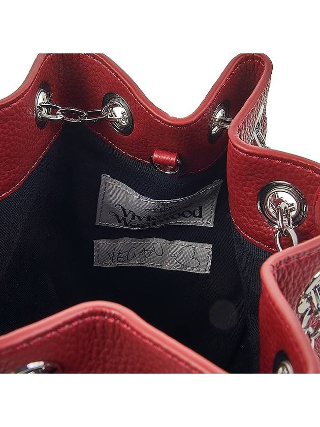 Chrissy Small Bucket Bag Red - VIVIENNE WESTWOOD - BALAAN 10