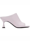 Open Toe Leather Sandals Heels Lilac - ACNE STUDIOS - BALAAN 2