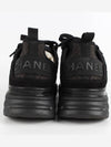 Mixed fiber black quilted gold sneakers 39 260 - CHANEL - BALAAN 4