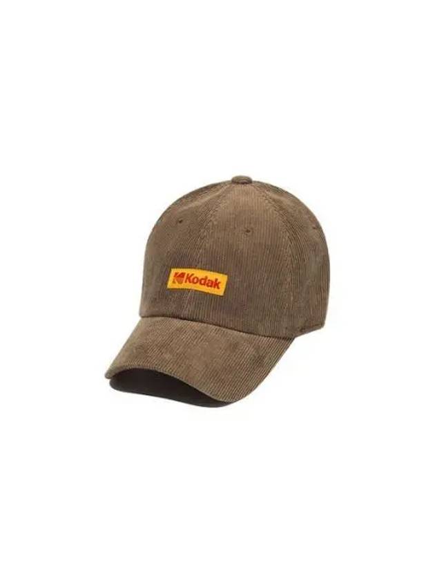 KODAK Apparel corduroy ball cap BROWN - KODO - BALAAN 1