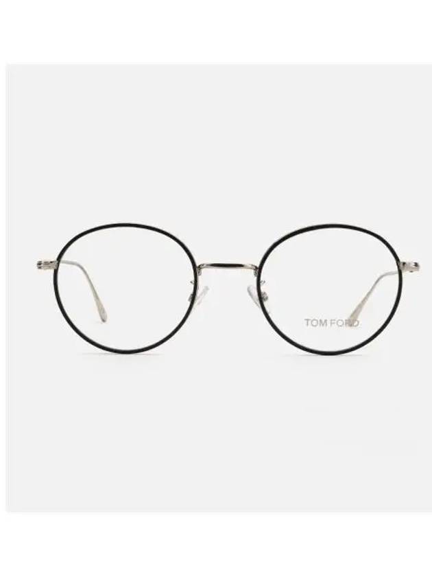 Eyewear Round Metal Eyeglasses Gold Black - TOM FORD - BALAAN 2