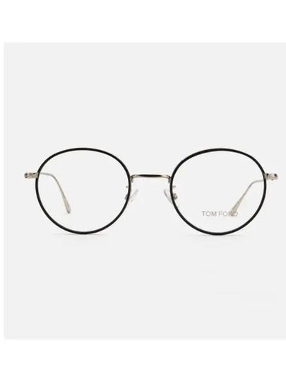 Eyewear Round Metal Eyeglasses Gold Black - TOM FORD - BALAAN 2