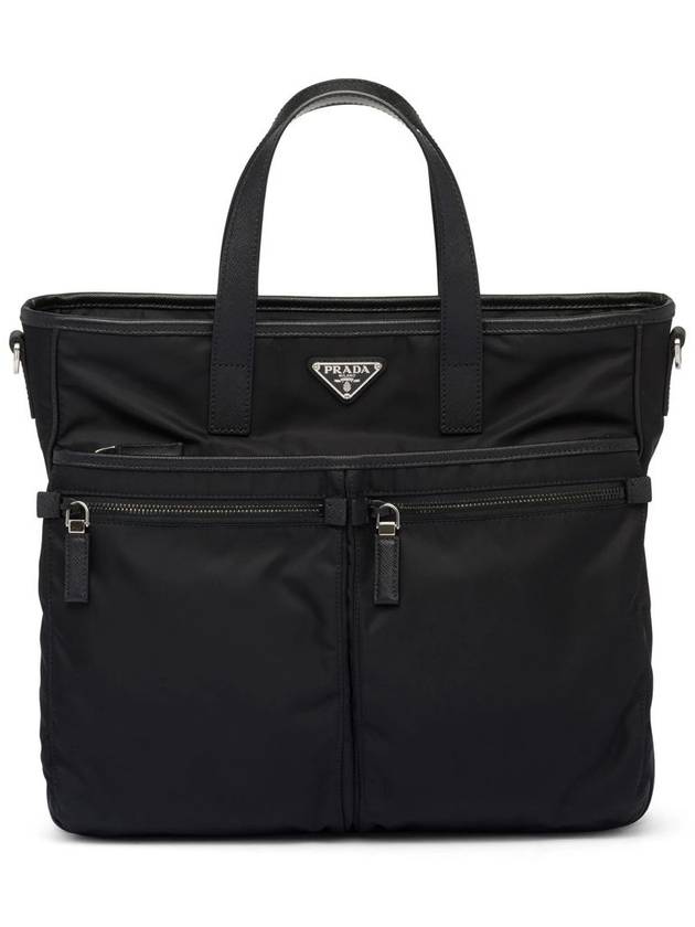 Re-Nylon Saffiano Tote Bag Black - PRADA - BALAAN 2