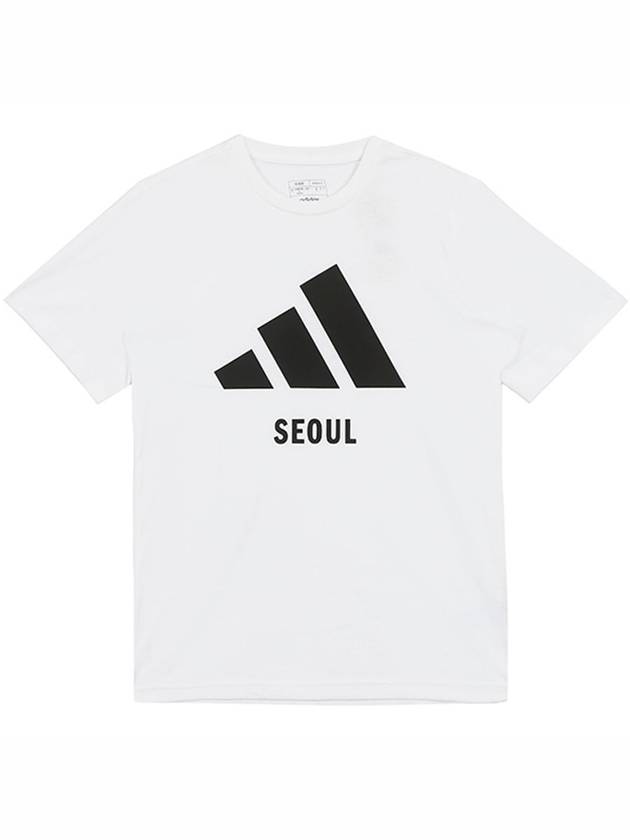 Seoul Short Sleeve T-Shirt White - ADIDAS - BALAAN 1