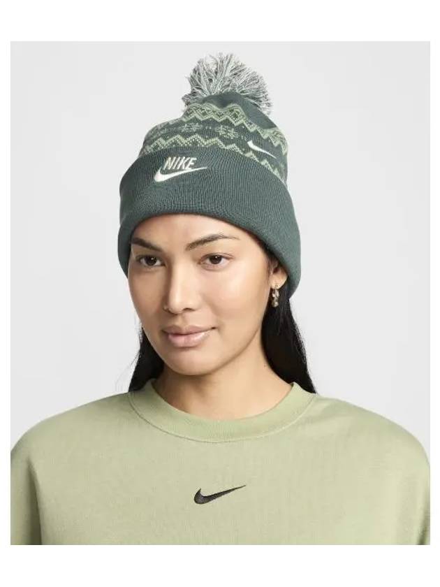 Peak Beanie Vintage Green Coconut Milk Oil HF0188 338 - NIKE - BALAAN 1