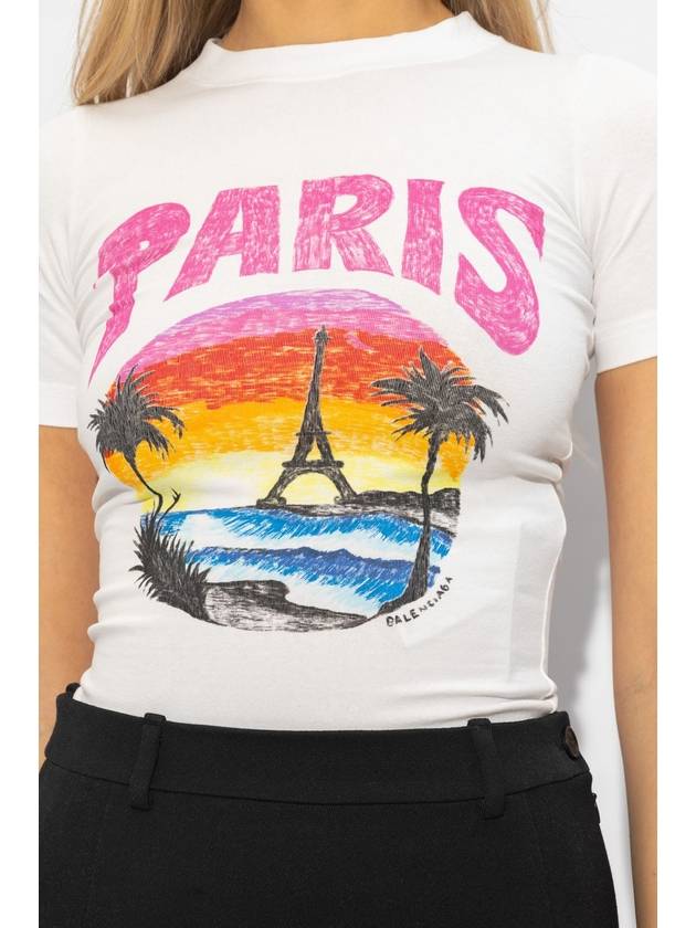 Paris Tropical T-shirt 768075 TPVM29601 B0010988925 - BALENCIAGA - BALAAN 6