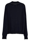 Work In Progress Wool Knit Top Navy - MAISON MARGIELA - BALAAN 3