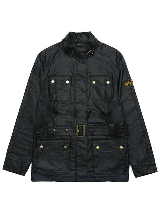 Bearings Leather Jacket Black - BARBOUR - BALAAN 2