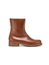 Camion Leather Ankle Boots Cognac Brown - OUR LEGACY - BALAAN 3