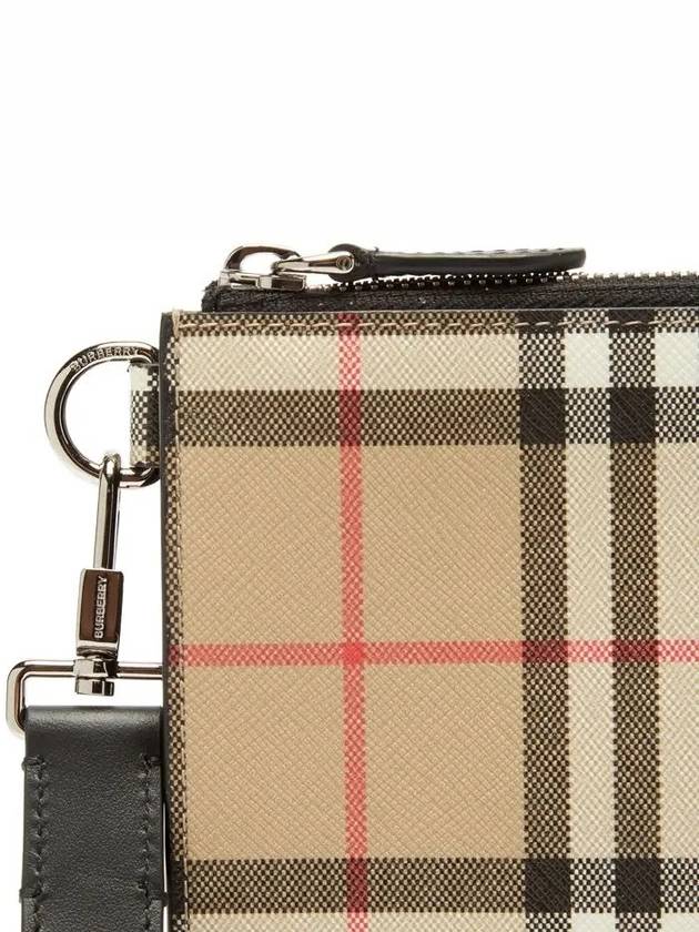 Vintage Check Clutch Bag Beige - BURBERRY - BALAAN 7