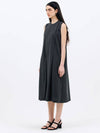 front pleats dress_charcoal - JUN BY JUN K - BALAAN 1