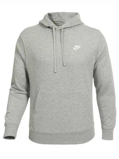 Sportswear Club Pullover Hoodie Grey - NIKE - BALAAN 2