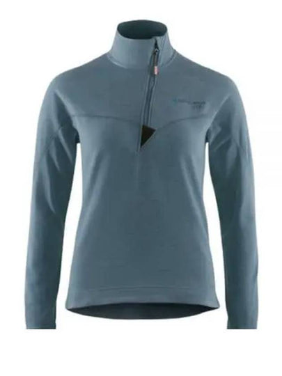 Women's Sigyn Half Zip Sweatshirt Thistle Blue - KLATTERMUSEN - BALAAN 2