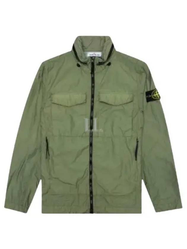 Wappen Naslan Light Watro Zip-up Jacket Olive - STONE ISLAND - BALAAN 2