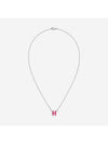 Mini Pop-Ache Pendant Palladium Hardware Rose Extreme - HERMES - BALAAN 1