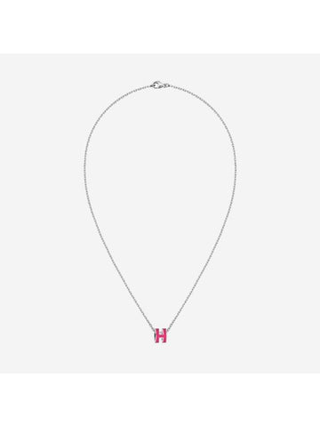 Mini Pop-Ache Pendant Palladium Hardware Rose Extreme - HERMES - BALAAN 1