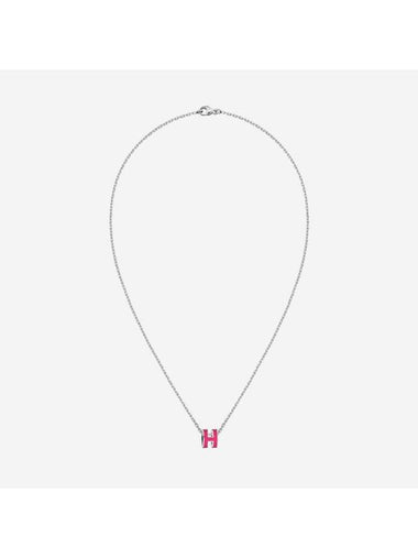 Mini Pop-Ache Pendant Palladium Hardware Rose Extreme - HERMES - BALAAN 1