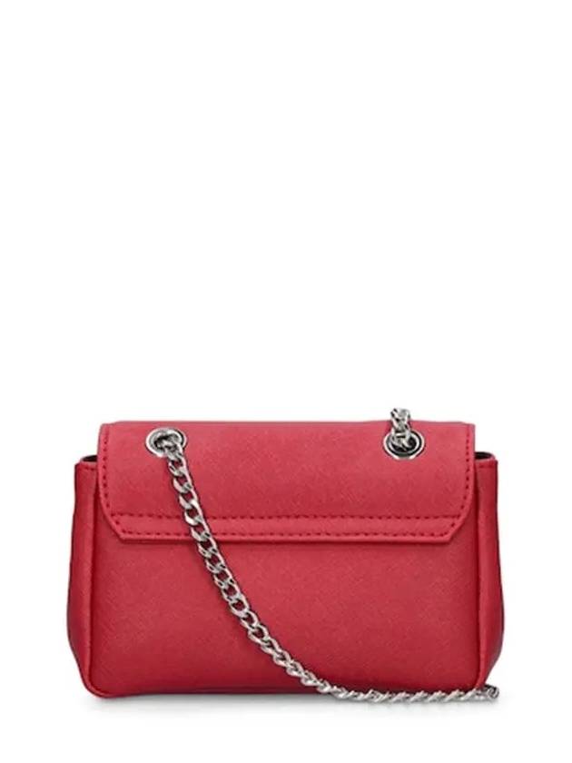 Derby Saffiano Small Shoulder Bag Red - VIVIENNE WESTWOOD - BALAAN 3