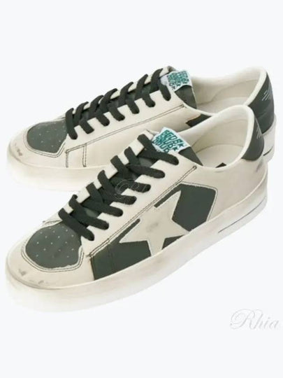 Stardan Low Top Sneakers White Green - GOLDEN GOOSE - BALAAN 2