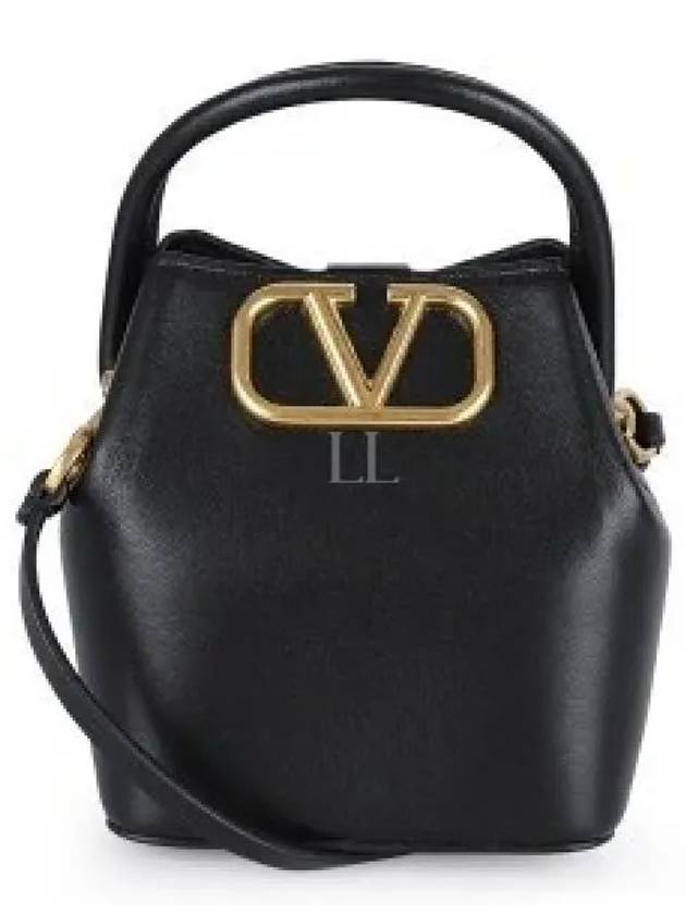 V Logo Signature Mini Women s Bucket Bag P0Y08VNL 0NO - VALENTINO - BALAAN 1