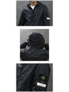 Garment Dyed Micro Yarn Hooded Jacket Black - STONE ISLAND - BALAAN 10