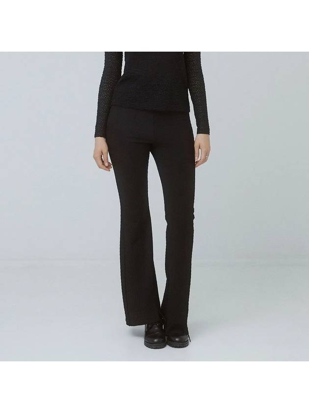 CREPE JERSEY SLIM PANTS BK Black - TIBAEG - BALAAN 1