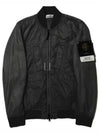 Logo Patch Bomber Jacket Black - STONE ISLAND - BALAAN 2