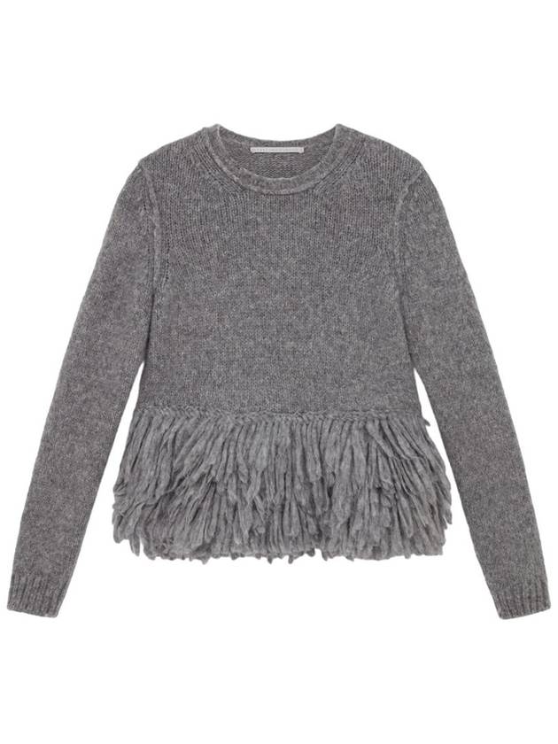 Stella McCartney Wool Sweater With Feather Peplum - STELLA MCCARTNEY - BALAAN 1