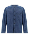 Chemise Denim Long Sleeve Shirt Blue - ISABEL MARANT - BALAAN 1