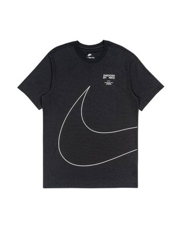 Sportswear Big Swoosh 2 Short Sleeve T-Shirt Black - NIKE - BALAAN 2