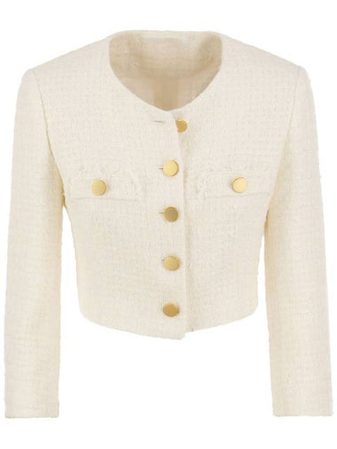 ROSY - Cropped tweed jacket - TAGLIATORE - BALAAN 1