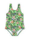 Kids Floral Motif Bikini Green - KENZO - BALAAN 2