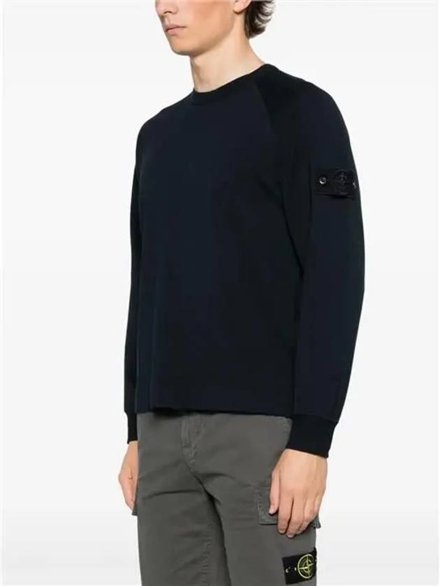 Ghost Piece Wapen Sweatshirt Black - STONE ISLAND - BALAAN 4