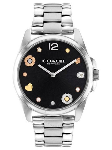 Coach Greyson Quartz Crystal Black Dial Ladies Watch 14504024 - COACH - BALAAN 1