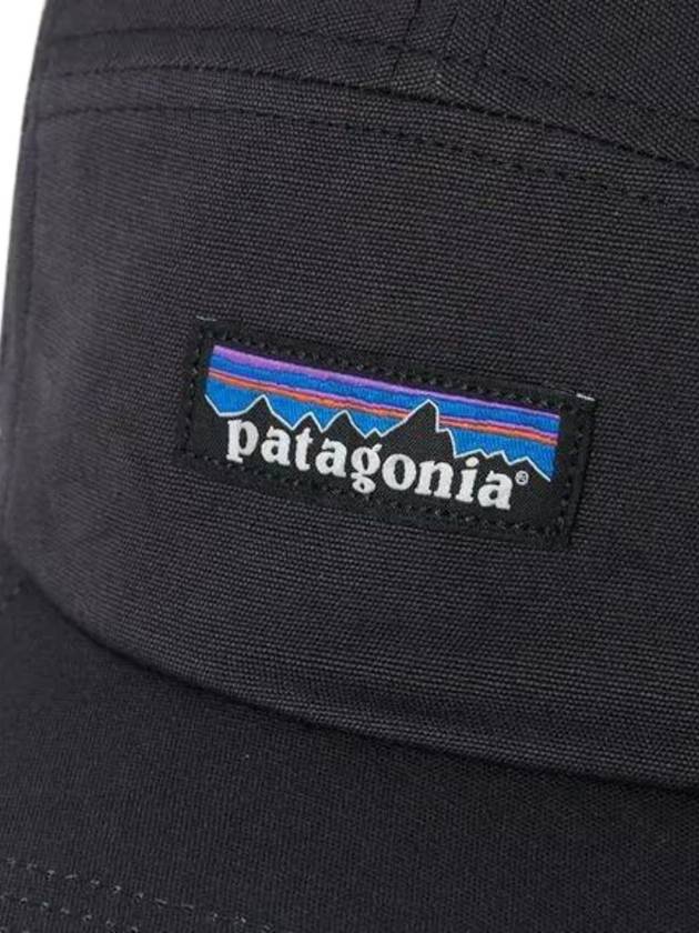 P6 Label Maclure Cotton Ball Cap Black - PATAGONIA - BALAAN 4