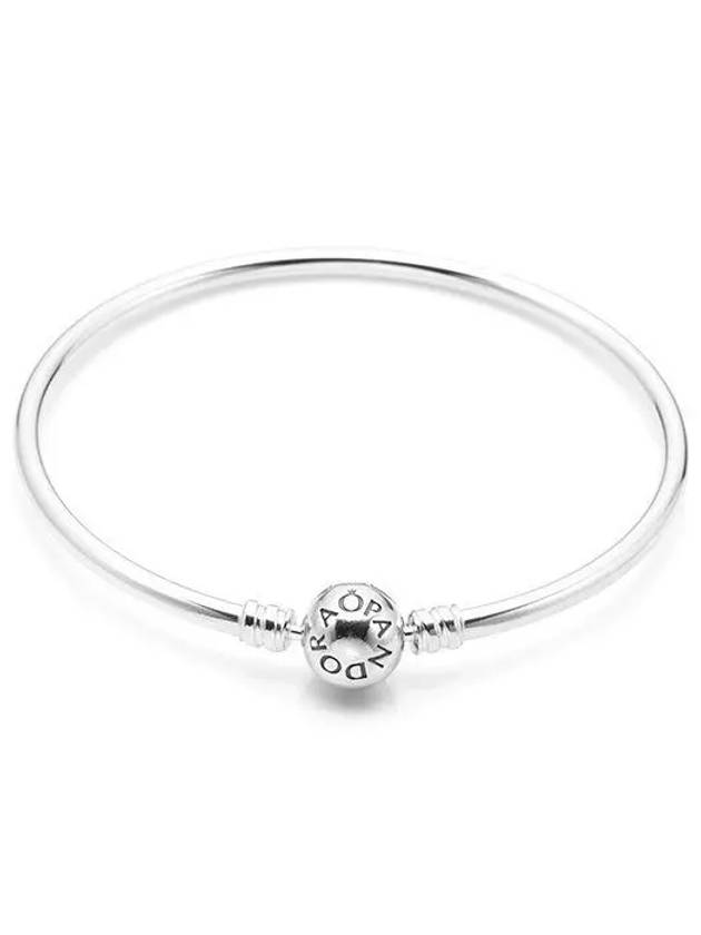 Women's Moments Charm Bangle Bracelet Silver - PANDORA - BALAAN 2