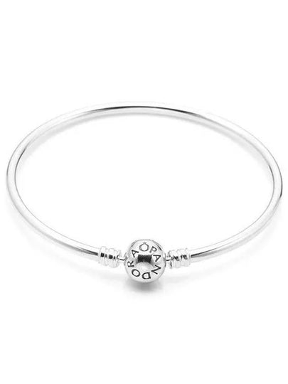 Women's Moments Charm Bangle Bracelet Silver - PANDORA - BALAAN 2