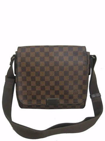 N41213 Damier Eben Canvas District PM Cross Bag - LOUIS VUITTON - BALAAN 1