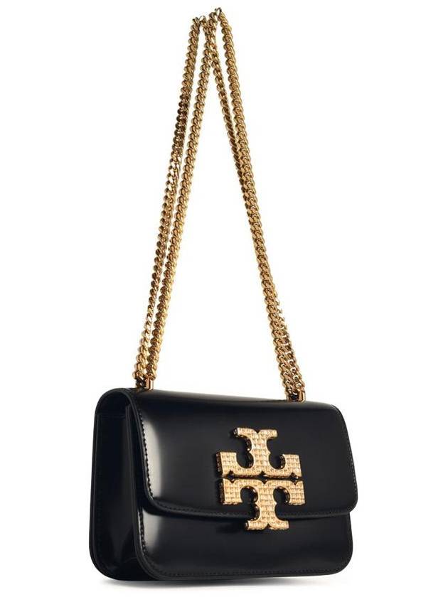 Tory Burch 'Eleanor' Black Leather Crossbody Bag - TORY BURCH - BALAAN 2