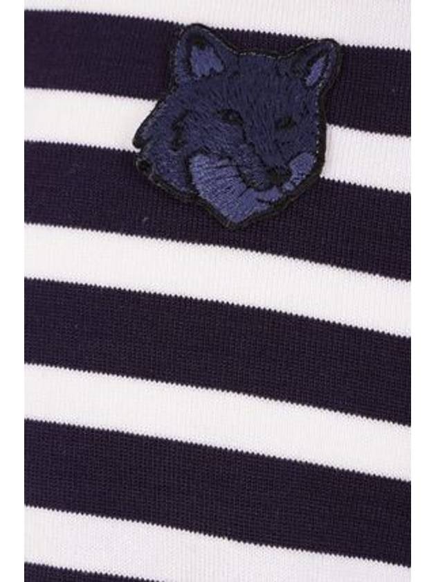 MAISON KITSUNÉ BOLD FOX HEAD PATCH REGULAR MARIN TEE-SH - MAISON KITSUNE - BALAAN 4