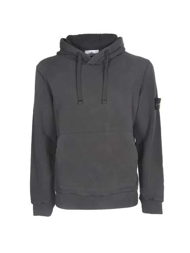 Wappen Patch Hoodie Grey - STONE ISLAND - BALAAN 1