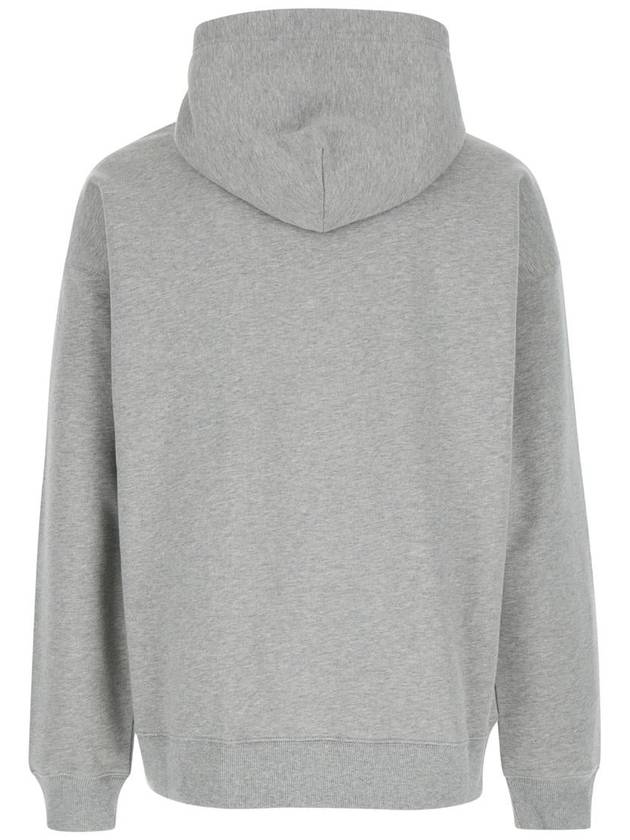 S Rob Doval PJ Oval D Patch Hoodie Grey - DIESEL - BALAAN 3