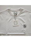 Men's Back Logo Cotton Short Sleeve T-Shirt White - WOOYOUNGMI - BALAAN 6