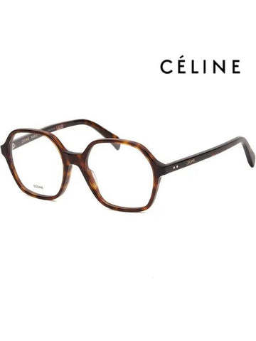 Glasses frame CL50089I 054 leopard horn rim square - CELINE - BALAAN 1